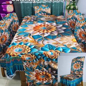 3D ওয়াটারপ্রুফ প্রিমিয়াম কুচি ডাইনিং সেট_113